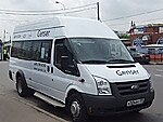 Бесплатный автобус Genser в пункт аренды автомобилей АрендаАвто-брд на Новорязанском шоссе